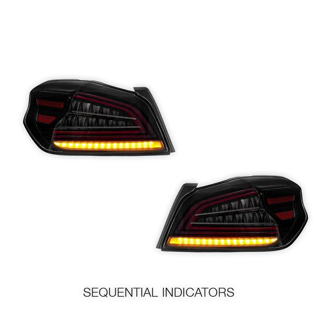 Subaru WRX VA (2015 - 2021) Sequential Smoked Clear Tail Lights LH + RH - Image 4