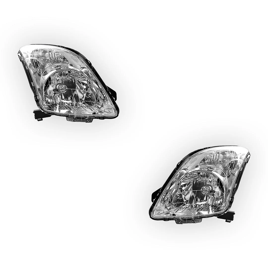 Suzuki Swift EZ / RS415 (2005 - 2011) Chrome OEM Style Headlights LH + RH - Image 2