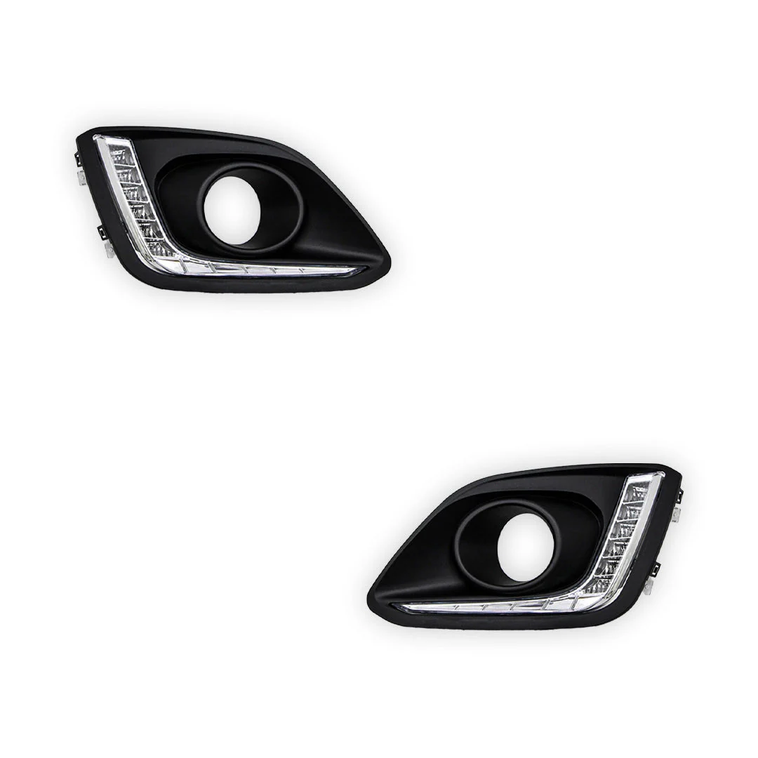 Suzuki Swift FZ (2014 - 2016) LED DRL Bumper Fog Lights LH + RH - Image 2