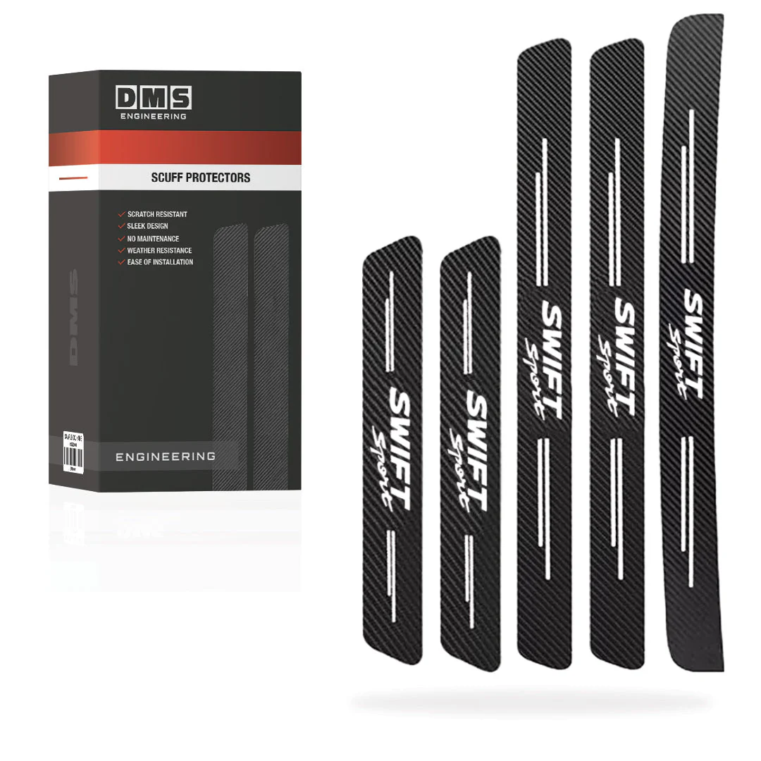 Suzuki Swift Sport Door Sill Anti-Scratch Scuff Protectors Complete Set - Image 2