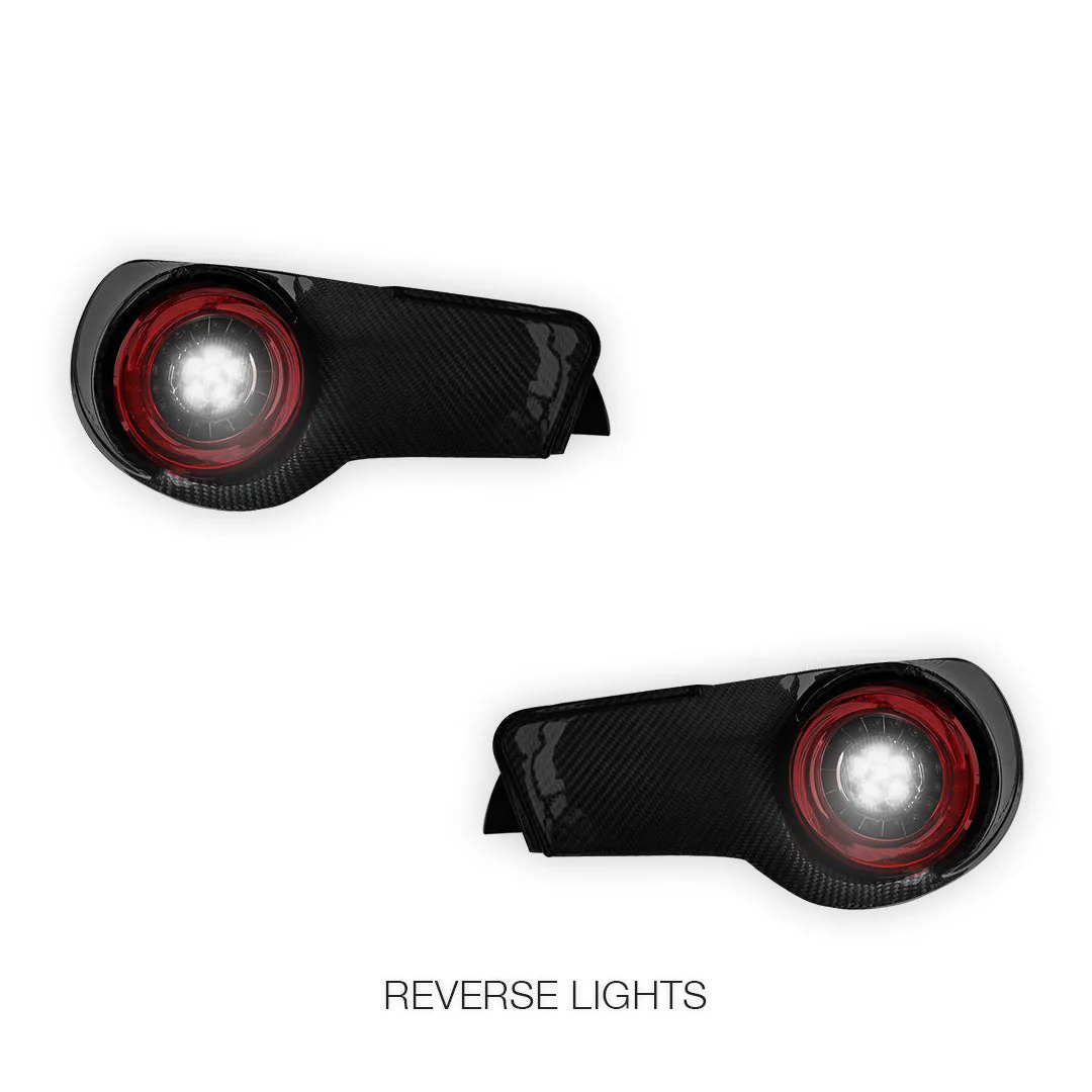 Toyota 86 1st Gen (2012 - 2021) Carbon LED Tail Lights LH + RH - Image 11