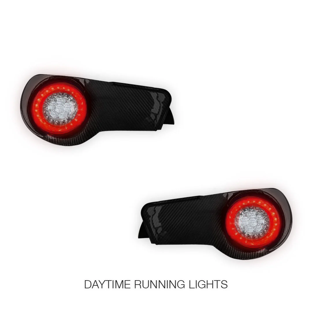 Toyota 86 1st Gen (2012 - 2021) Carbon LED Tail Lights LH + RH - Image 2