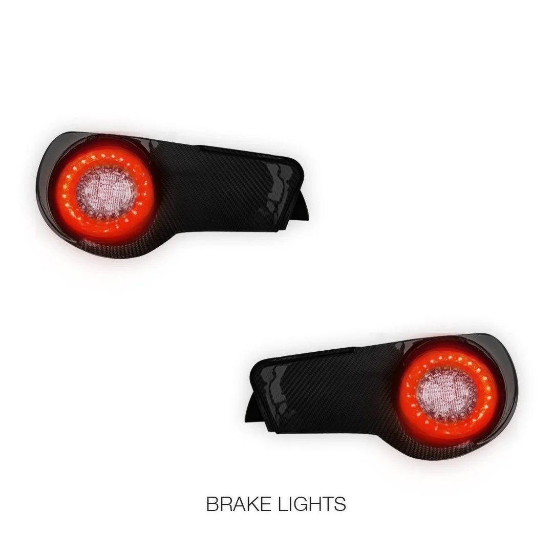 Toyota 86 1st Gen (2012 - 2021) Carbon LED Tail Lights LH + RH - Image 4