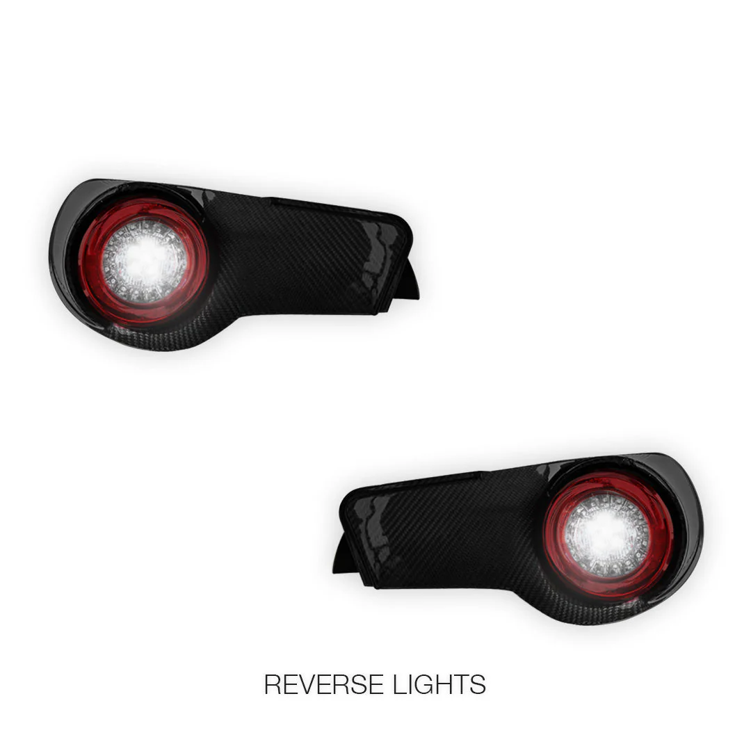 Toyota 86 1st Gen (2012 - 2021) Carbon LED Tail Lights LH + RH - Image 5