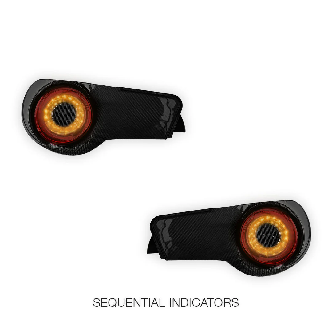 Toyota 86 1st Gen (2012 - 2021) Carbon LED Tail Lights LH + RH - Image 9