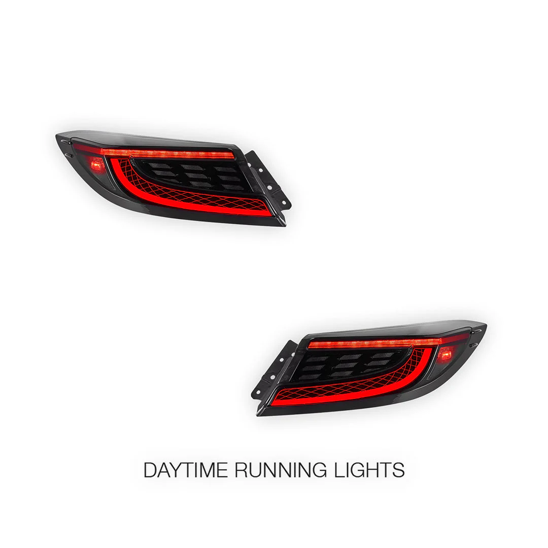 Toyota 86 2nd Gen. (2022 - 2024) Sequential Smoked Full LED Tail Lights LH + RH - Image 3