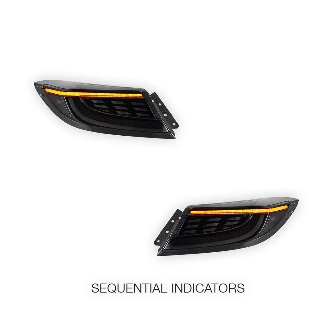 Toyota 86 2nd Gen. (2022 - 2024) Sequential Smoked Full LED Tail Lights LH + RH - Image 4