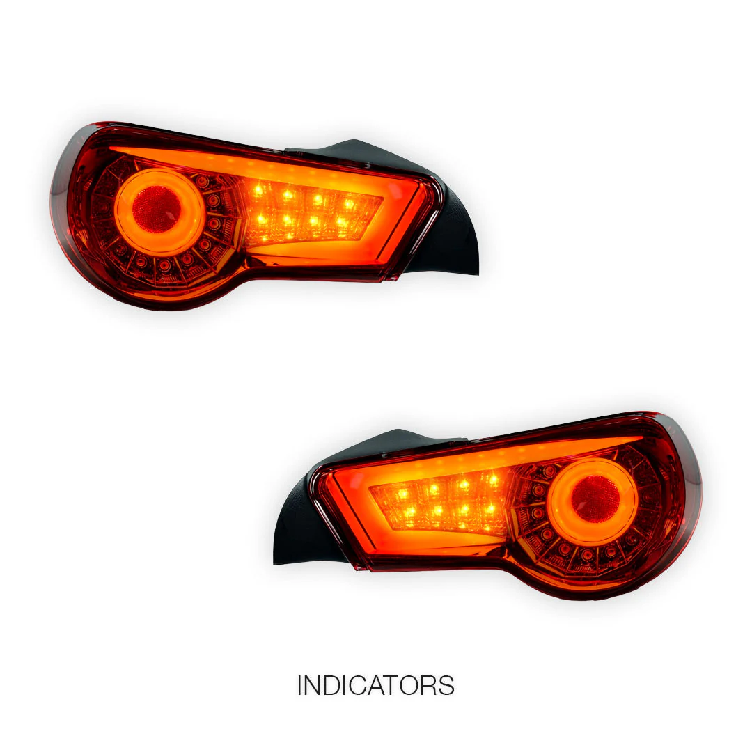 Toyota 86 / ZN6 (2012 - 2021) Crystal-Eye Full LED Tail Lights LH + RH - Image 3