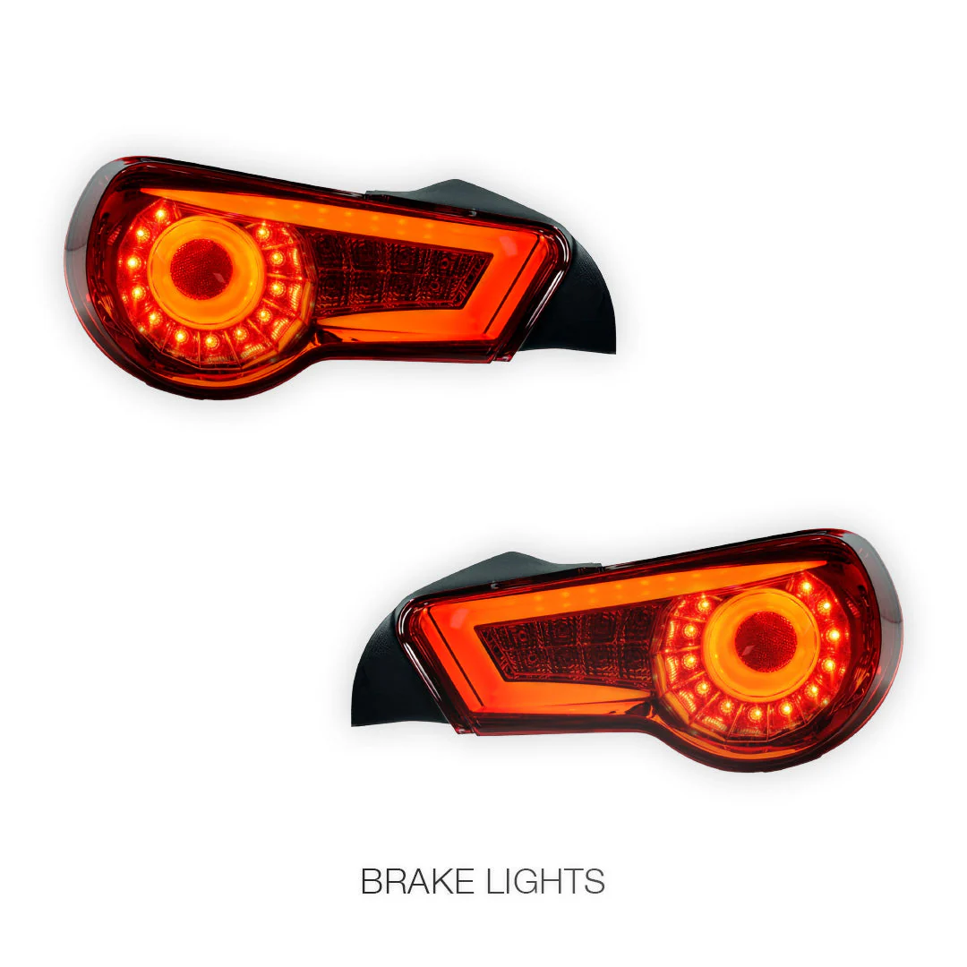 Toyota 86 / ZN6 (2012 - 2021) Crystal-Eye Full LED Tail Lights LH + RH - Image 4