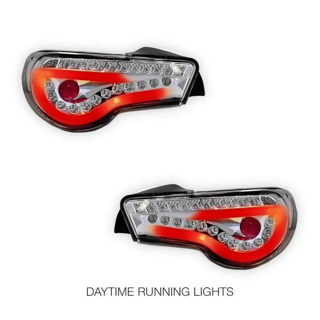 Toyota 86 / ZN6 (2012 - 2021) Crystal Full LED Tail Lights LH + RH - Image 2