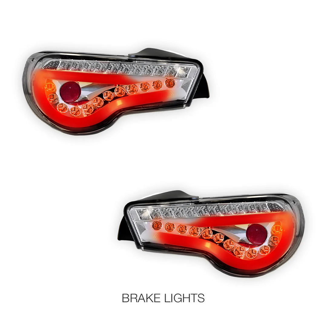Toyota 86 / ZN6 (2012 - 2021) Crystal Full LED Tail Lights LH + RH - Image 3