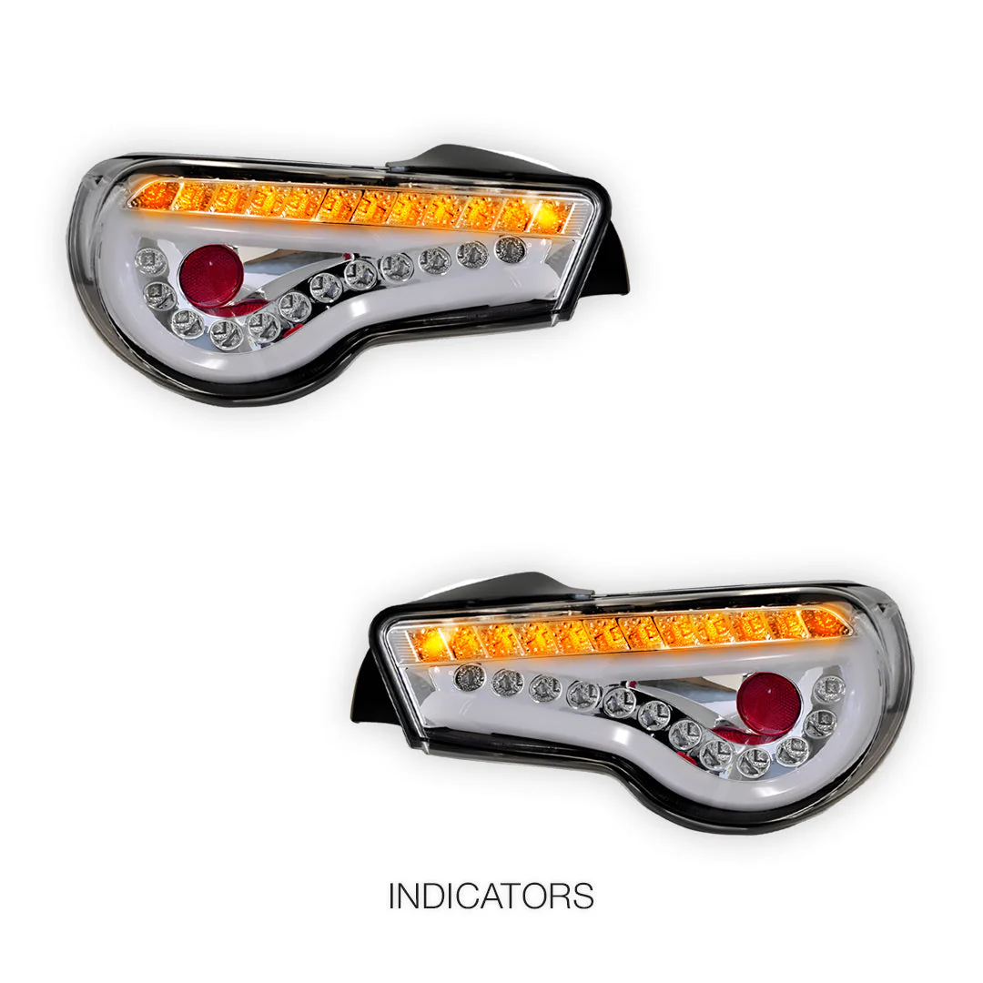 Toyota 86 / ZN6 (2012 - 2021) Crystal Full LED Tail Lights LH + RH - Image 4