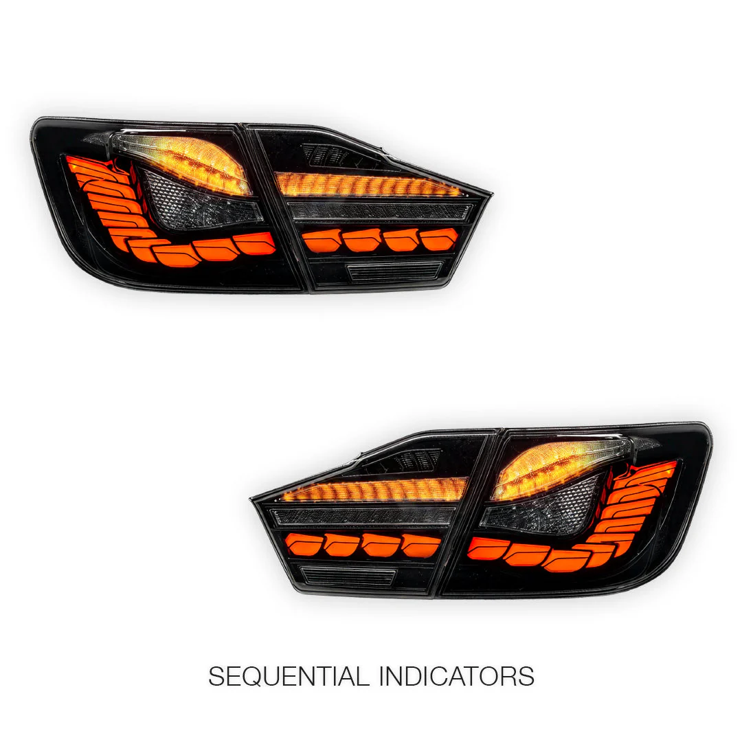 Toyota Aurion XV50 / GSV50R (2012 - 2017) Smoked Black Sequential 3D OLED Stripe Bar Tail Lights LH + RH - Image 3