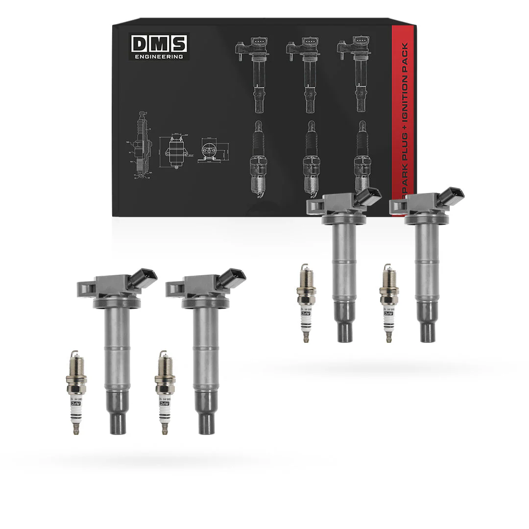 Toyota Avensis Verso ACM20R / ACM21R (2001 - 2009) 2.0L / 2.4L Ignition Coils and Spark Plugs Complete Set - Image 2