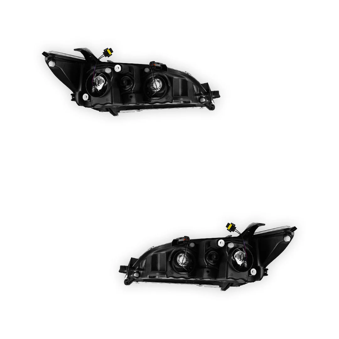 Toyota Camry ASV50 / AVV50 (2015 - 2017) Black Halogen OEM Style Headlights LH + RH - Image 3