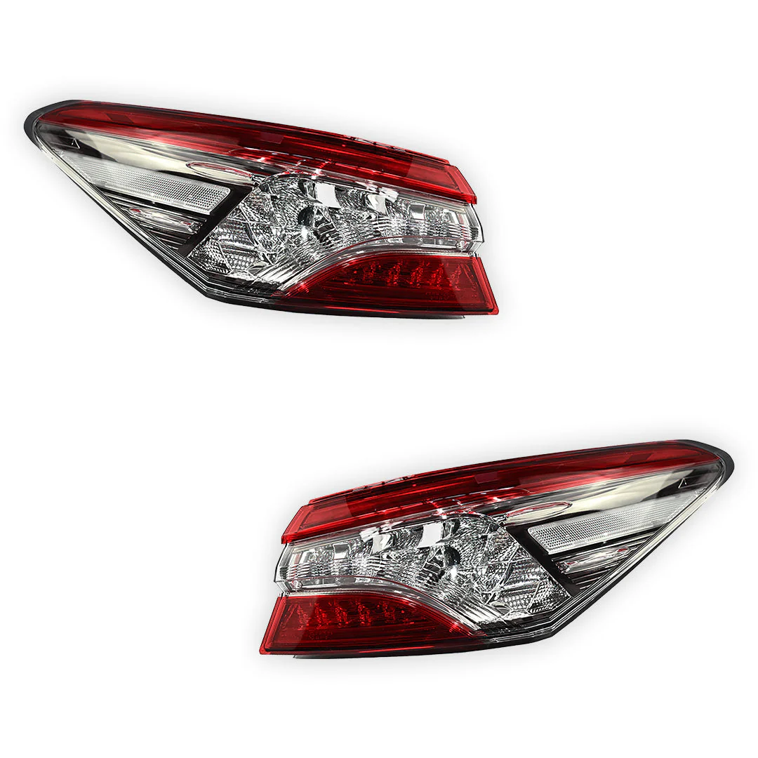 Toyota Camry ASV70 (2017 - 2021) Halogen OEM Style Tail Lights LH + RH - Image 2