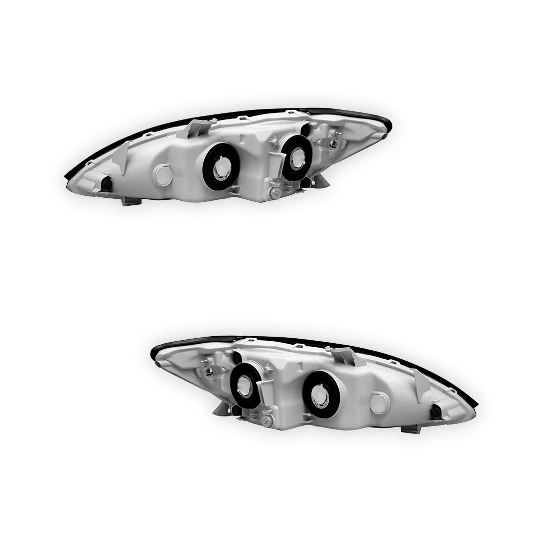 Toyota Camry CV36 (2004 - 2006) Chrome Halogen OEM Style Headlights LH + RH - Image 3