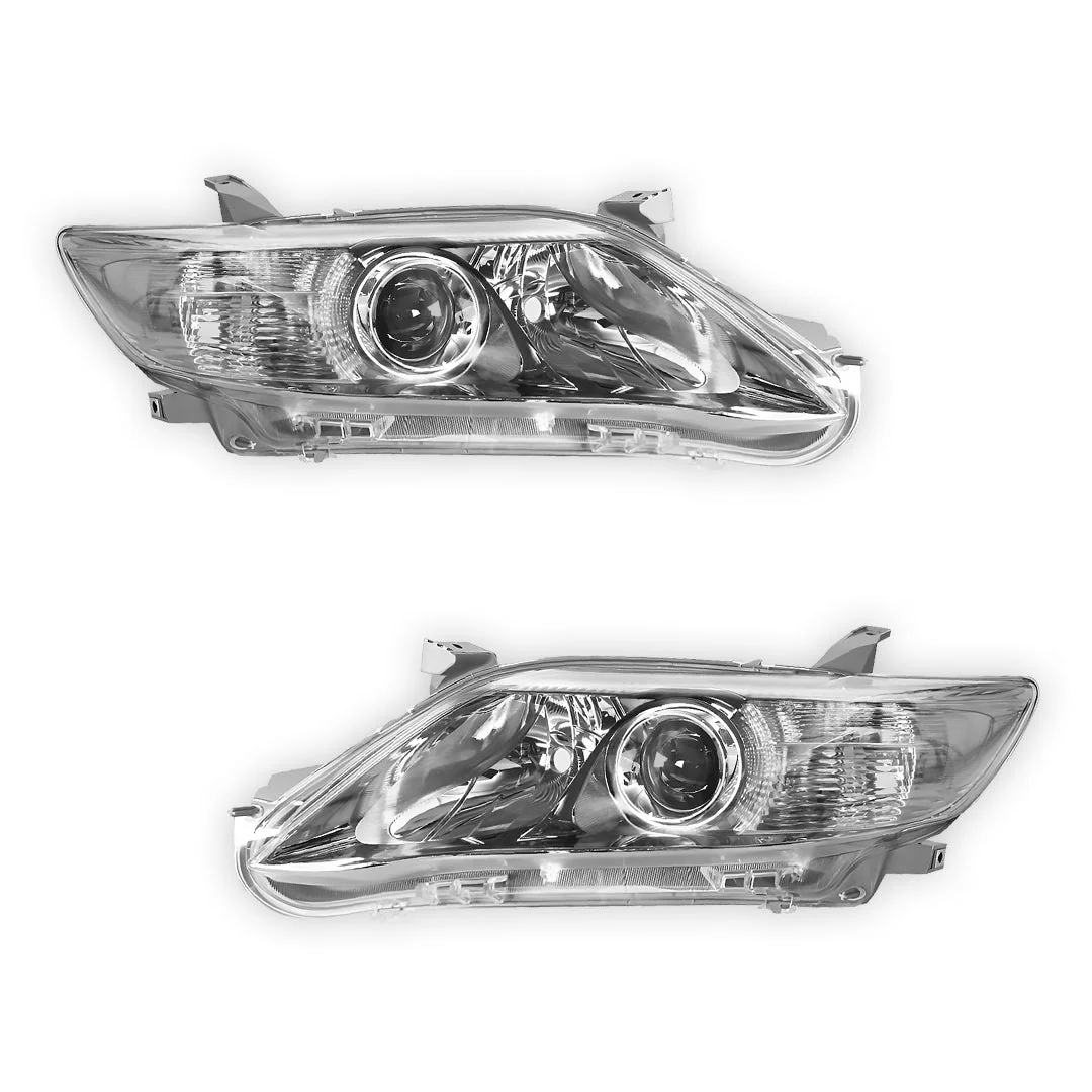 Toyota Camry CV40 Series 2 (2009 - 2011) OEM Style Headlights LH + RH - Image 2