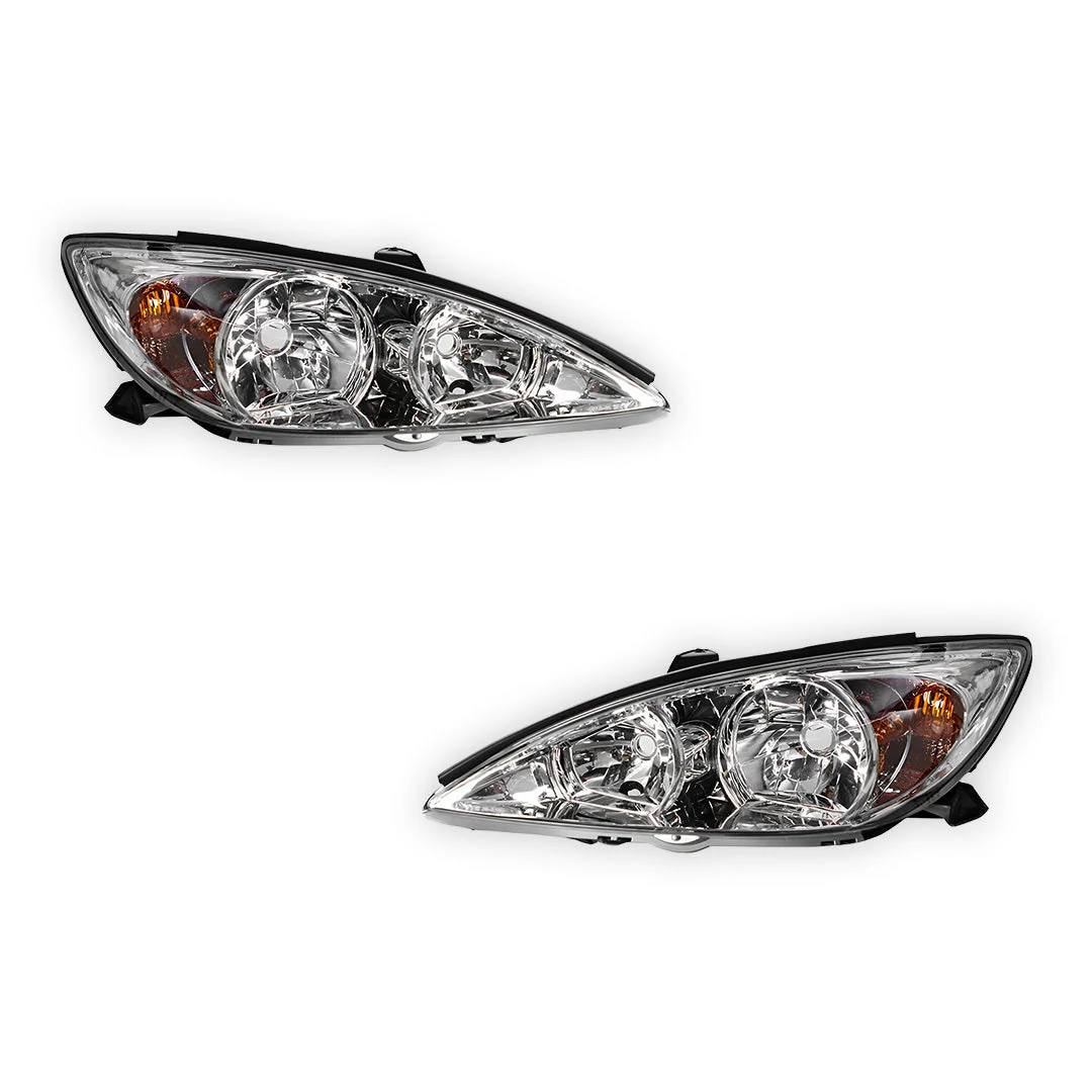 Toyota Camry XV30 Series 1 (2002 - 2004) Chrome Headlights LH + RH - Image 2