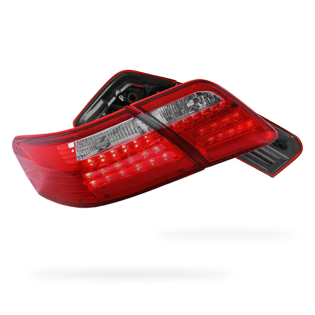 Toyota Camry XV40 (2006 - 2009) Smoked Red LED Tail Lights LH + RH