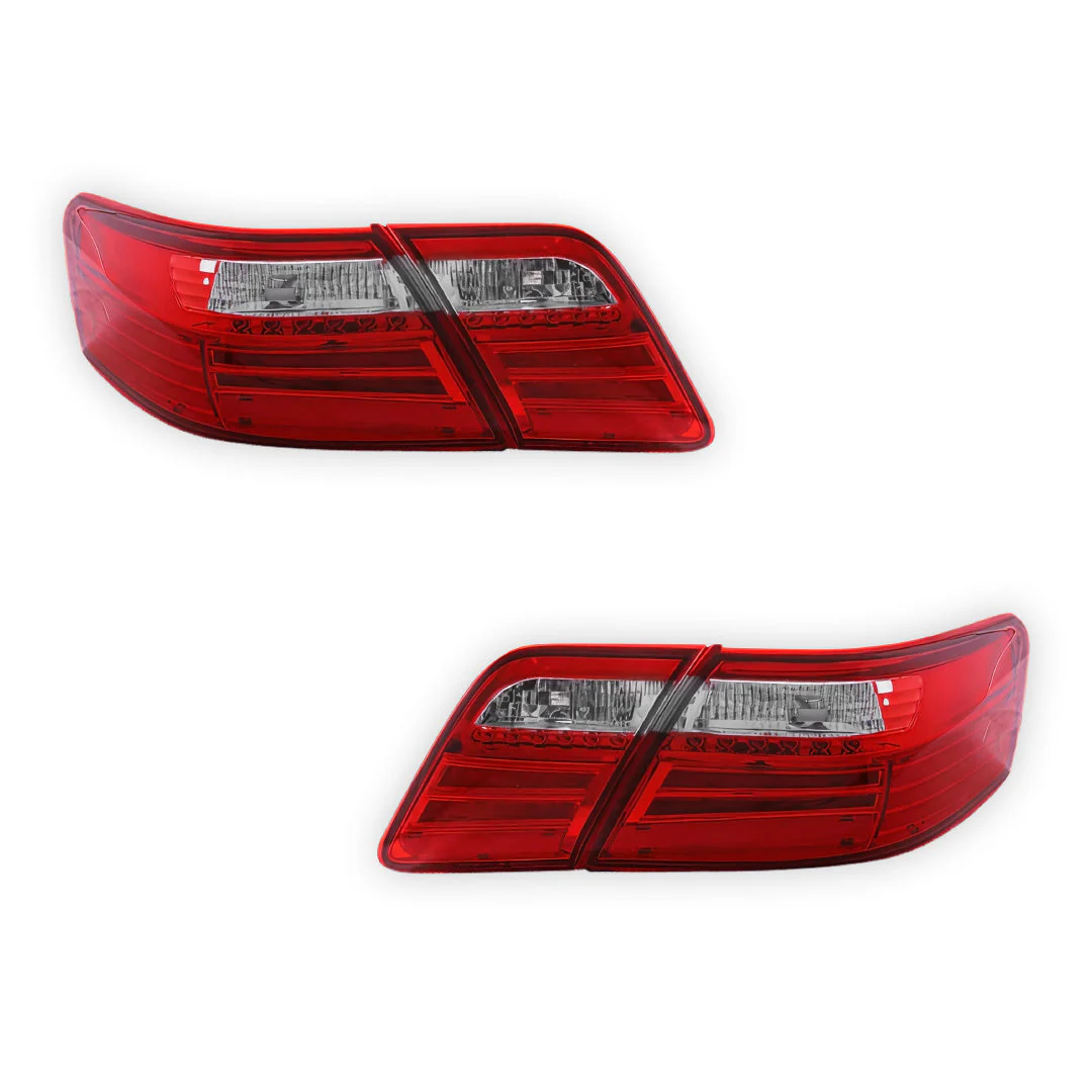 Toyota Camry XV40 (2006 - 2009) Smoked Red LED Tail Lights LH + RH - Image 6