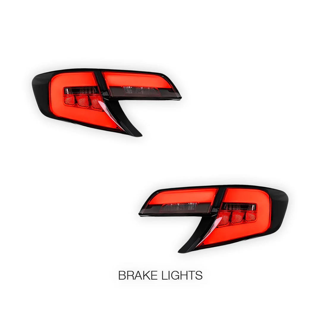 Toyota Camry XV50 (2012 - 2014) Sequential Smoked Full LED Tail Lights LH + RH - Image 2