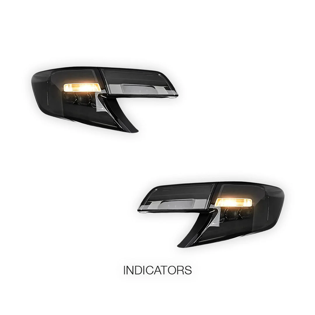 Toyota Camry XV50 (2012 - 2014) Sequential Smoked Full LED Tail Lights LH + RH - Image 4