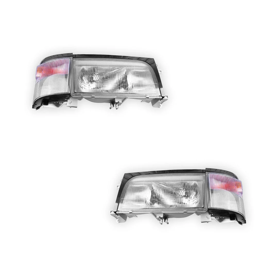 Toyota Coaster Bus BB40 / BB50 / HZB (1993 - 2006) Halogen Headlights + Corner Lights LH + RH - Image 2
