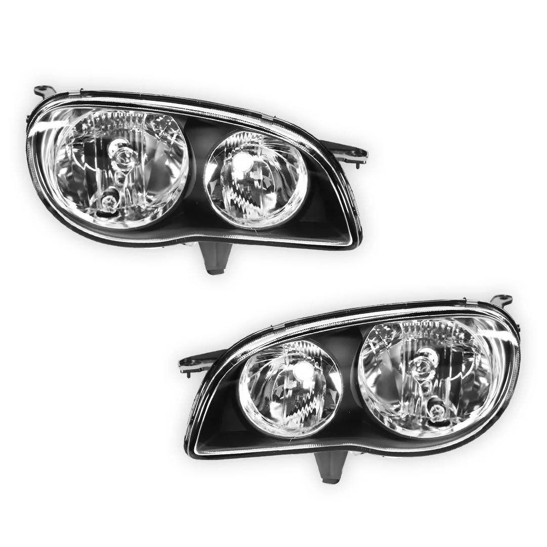 Toyota Corolla AE112 (1999 - 2001) OEM Headlights LH + RH - Image 2