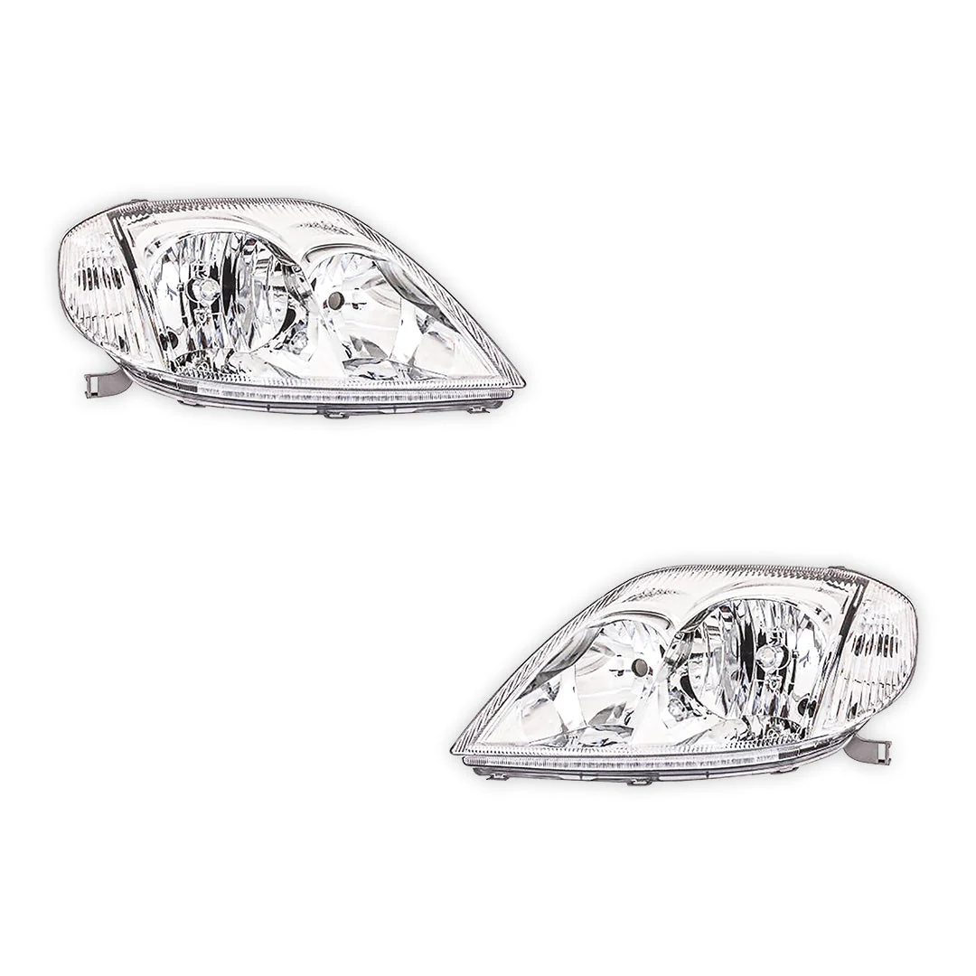 Toyota Corolla E120 ZZE122 Hatch (2001 - 2007) OEM Style Headlights LH + RH - Image 5