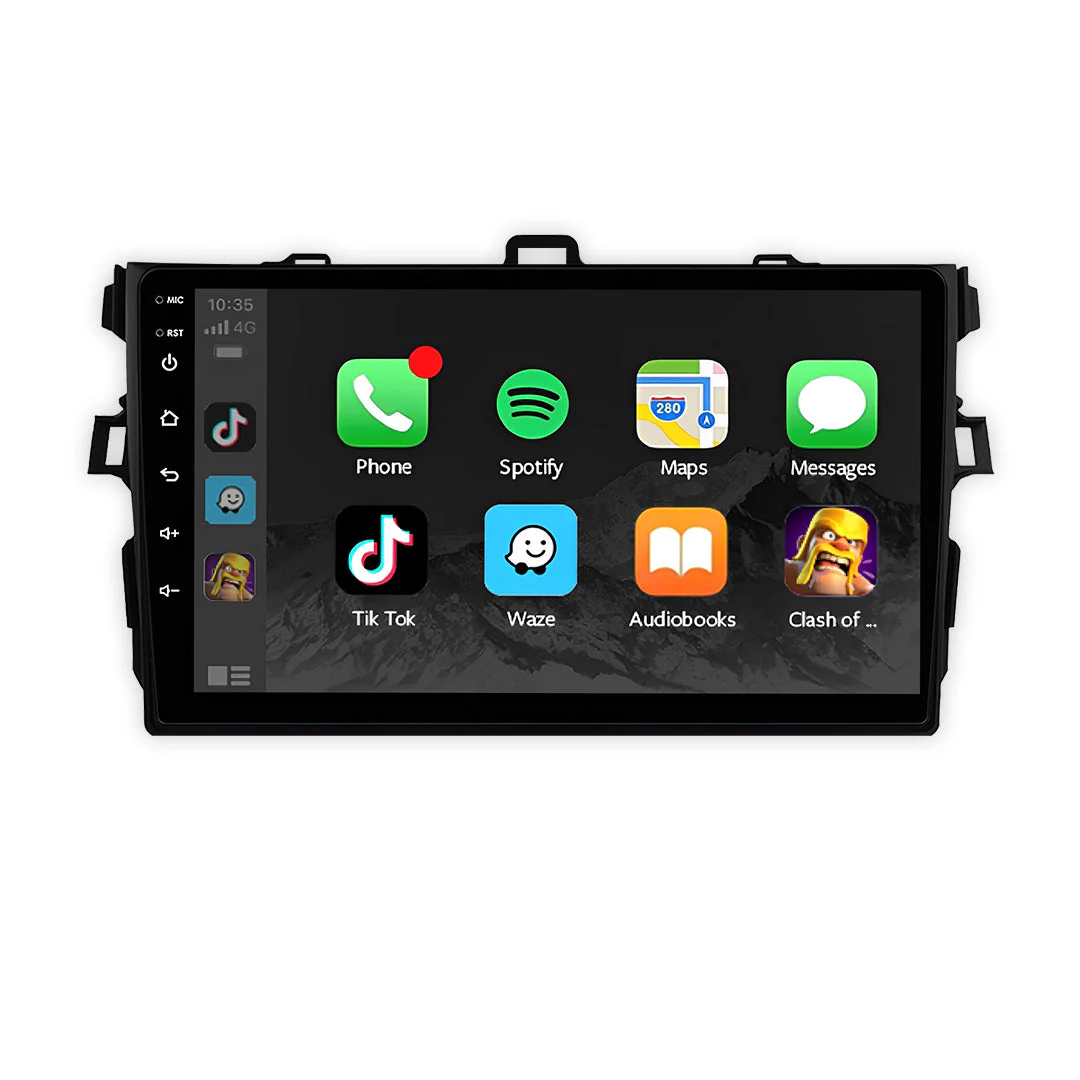 Toyota Corolla E140 / E150 (2006 - 2013) 7" 9" 13.3" Wireless Android 15 Head Unit for Apple CarPlay / Android Auto - Image 3