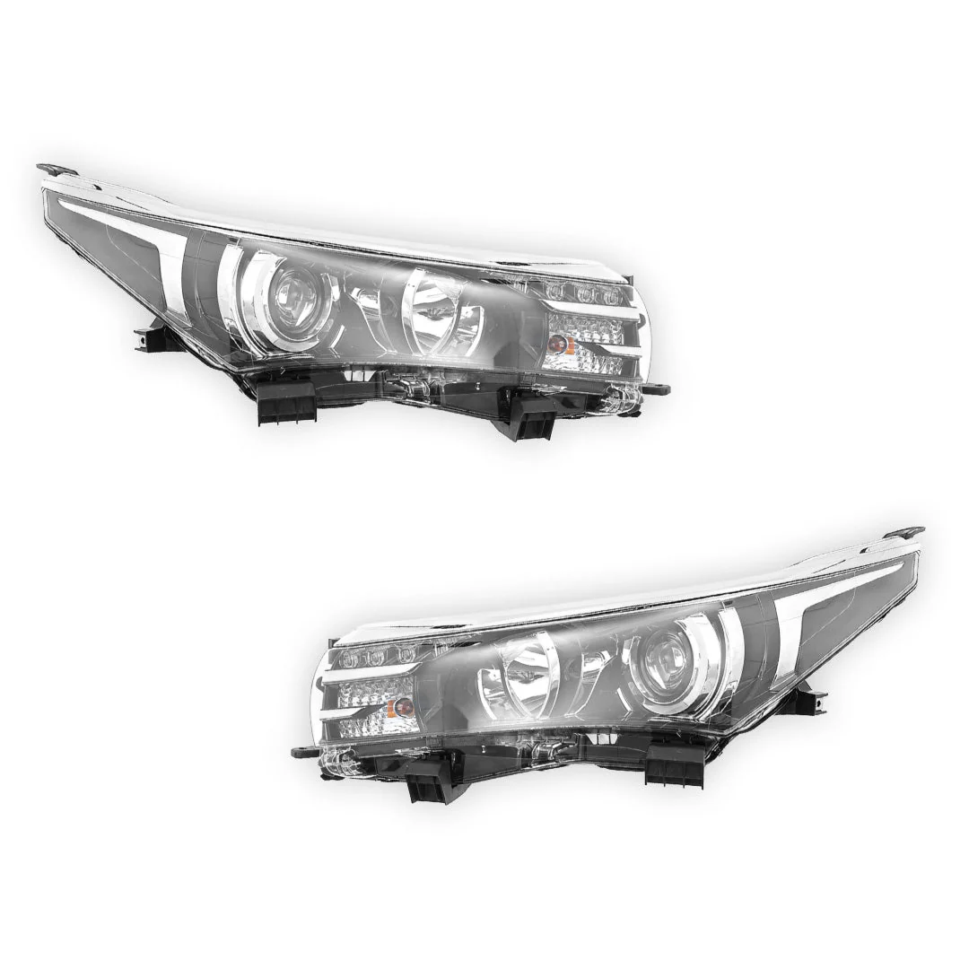 Toyota Corolla E170 (2013 - 2016) Genuine Headlights LH + RH - Image 2