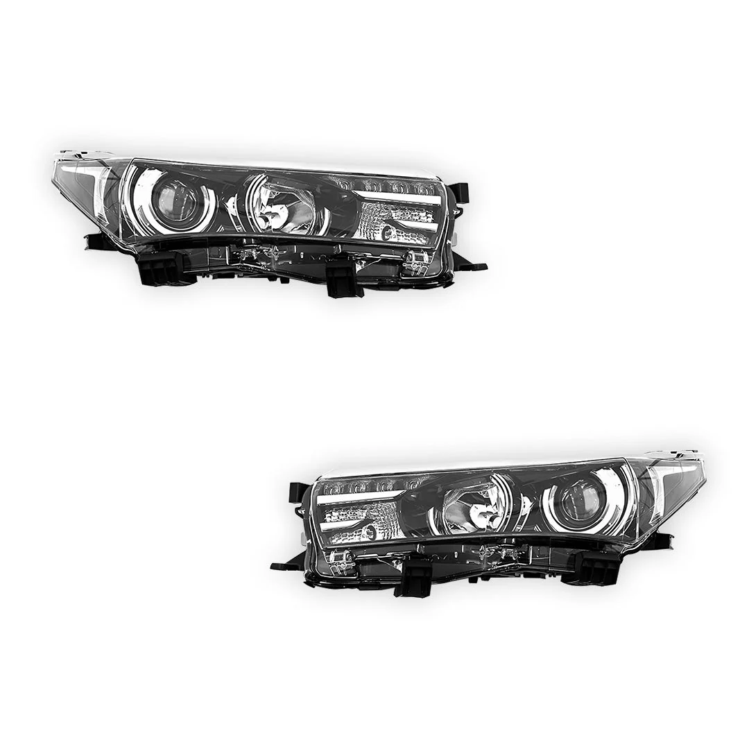 Toyota Corolla E170 (2013 - 2016) Headlights with LED LH + RH - Image 2