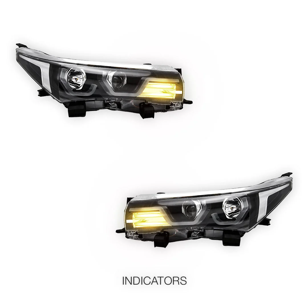 Toyota Corolla E180 (2013 - 2016) LED DRL Projector Headlights LH + RH - Image 3