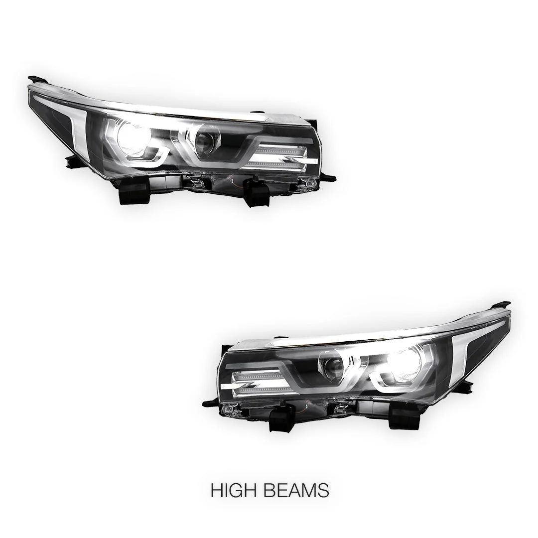 Toyota Corolla E180 (2013 - 2016) LED DRL Projector Headlights LH + RH - Image 5