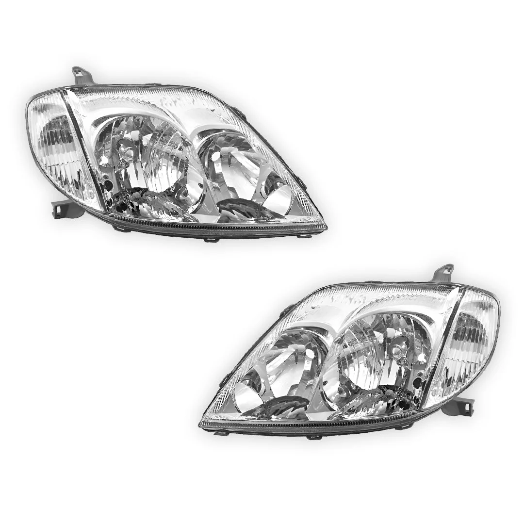 Toyota Corolla ZE122 (2004 - 2007) OEM Style Headlights LH + RH - Image 2