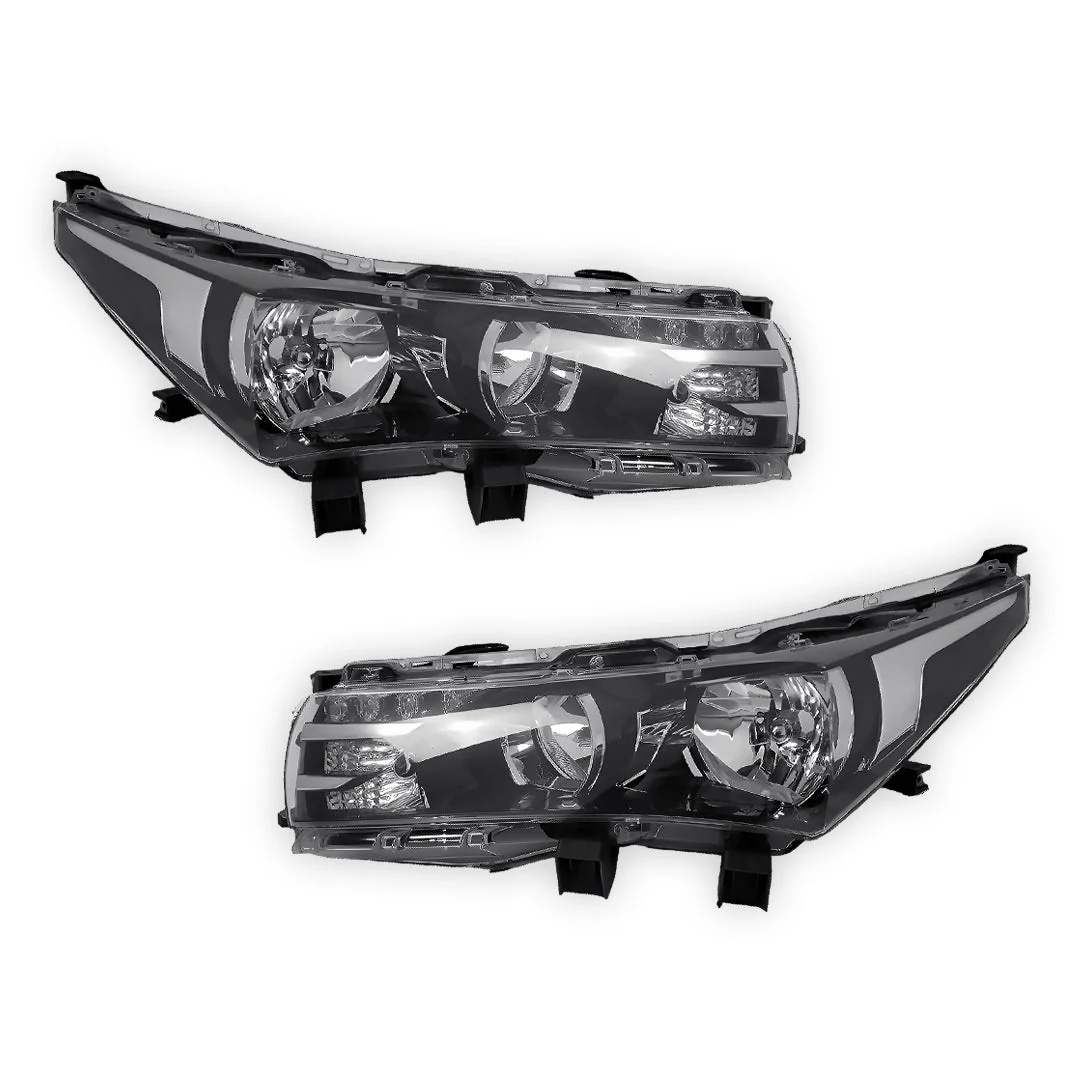 Toyota Corolla ZRE172 (2013 - 2016) OEM Style Non-LED Headlights LH + RH - Image 2