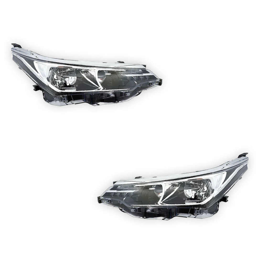 Toyota Corolla ZRE172 (2016 - 2019) OEM Style Headlights LH + RH - Image 2