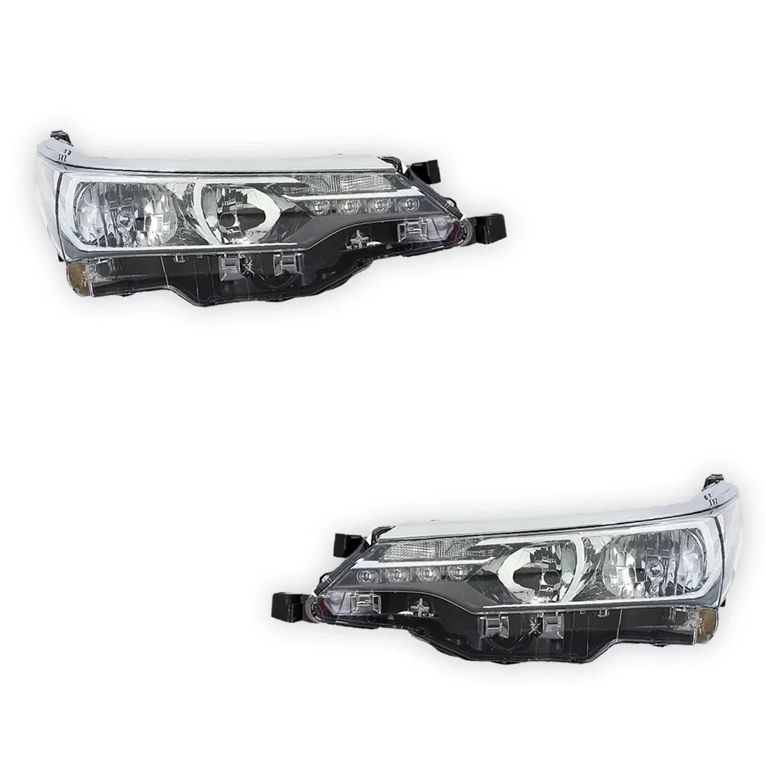 Toyota Corolla ZRE172 (2016 - 2019) OEM Style Headlights LH + RH - Image 2