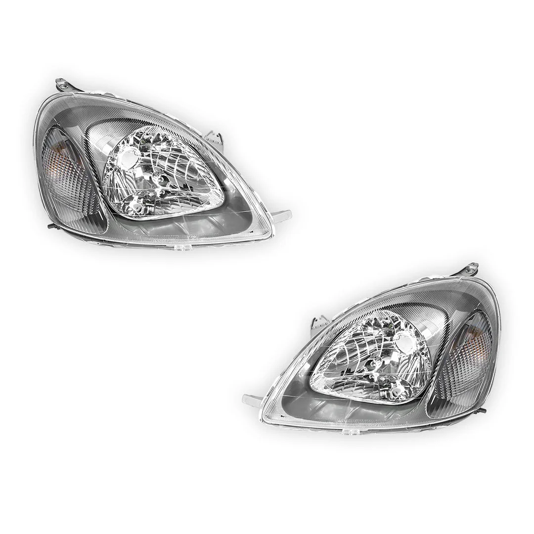 Toyota Echo NCP (1999 - 2002) Headlights LH + RH - Image 2