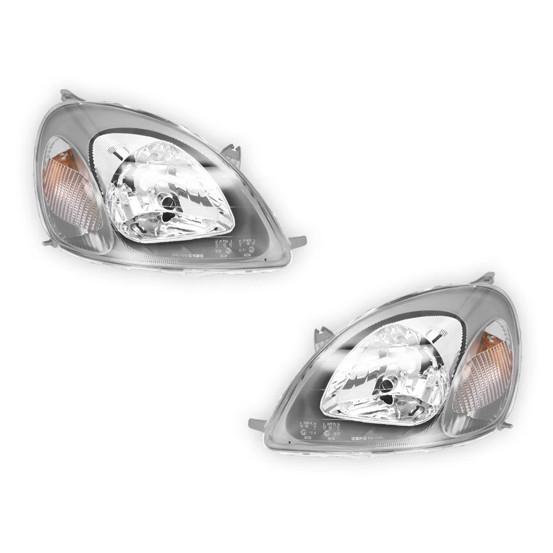 Toyota Echo NCP (1999 - 2002) OEM Style Headlights LH + RH - Image 2