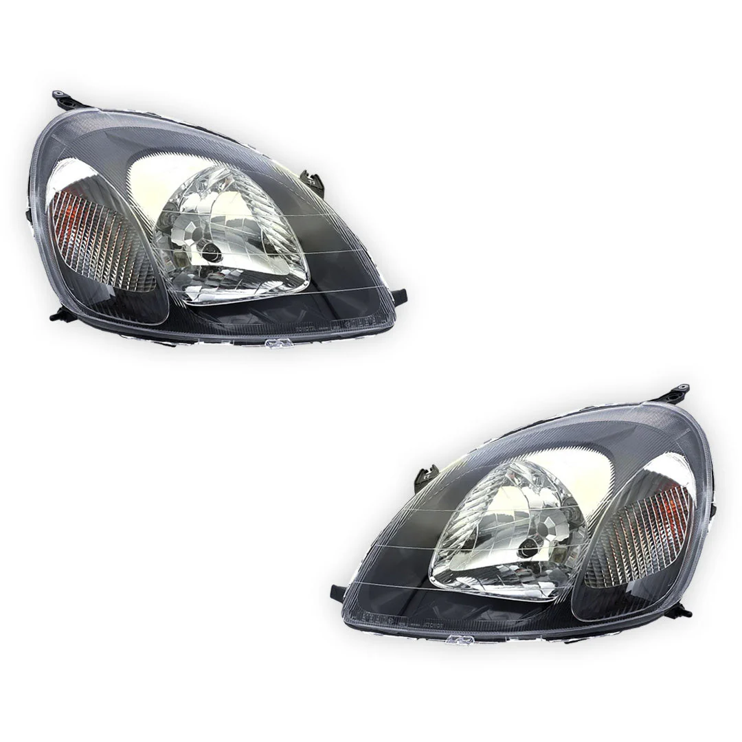 Toyota Echo NCP (2001 - 2002) Genuine Headlights LH + RH - Image 2