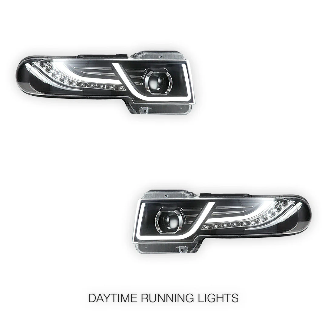 Toyota FJ Cruiser GSJ10R / GSJ15R (2007 - 2015) LED Headlights Halo DRL with Grille  LH + RH - Image 2