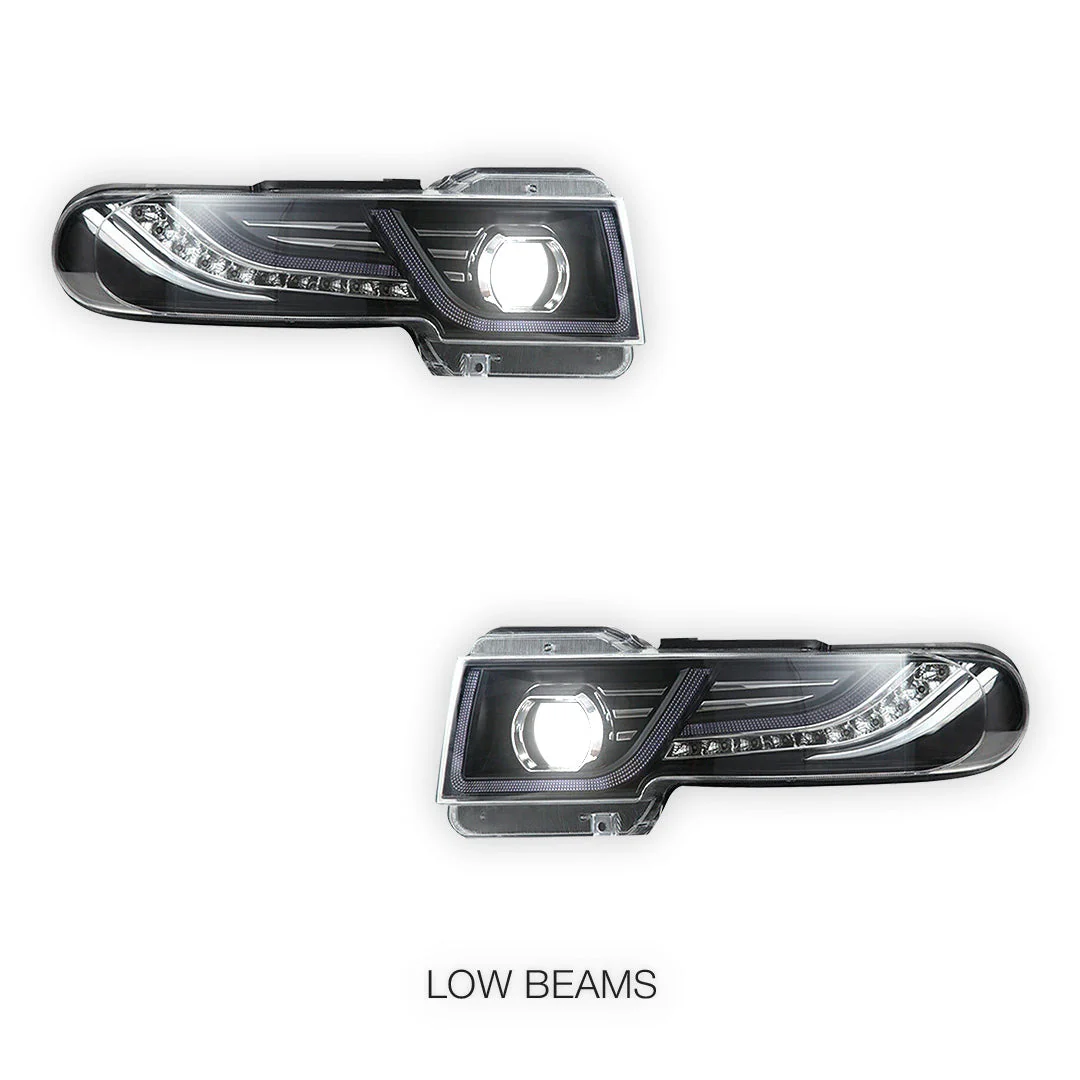 Toyota FJ Cruiser GSJ10R / GSJ15R (2007 - 2015) LED Headlights Halo DRL with Grille  LH + RH - Image 4