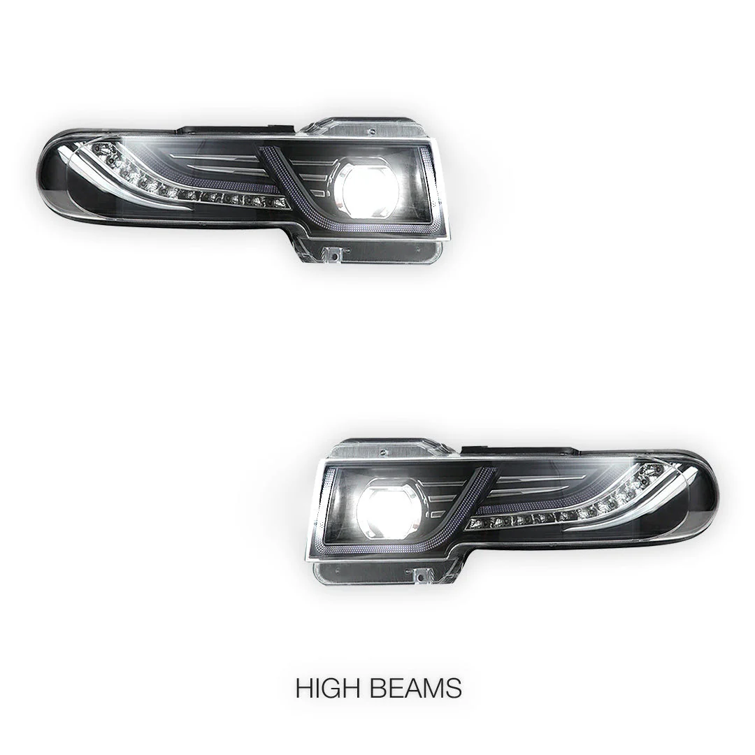 Toyota FJ Cruiser GSJ10R / GSJ15R (2007 - 2015) LED Headlights Halo DRL with Grille  LH + RH - Image 5