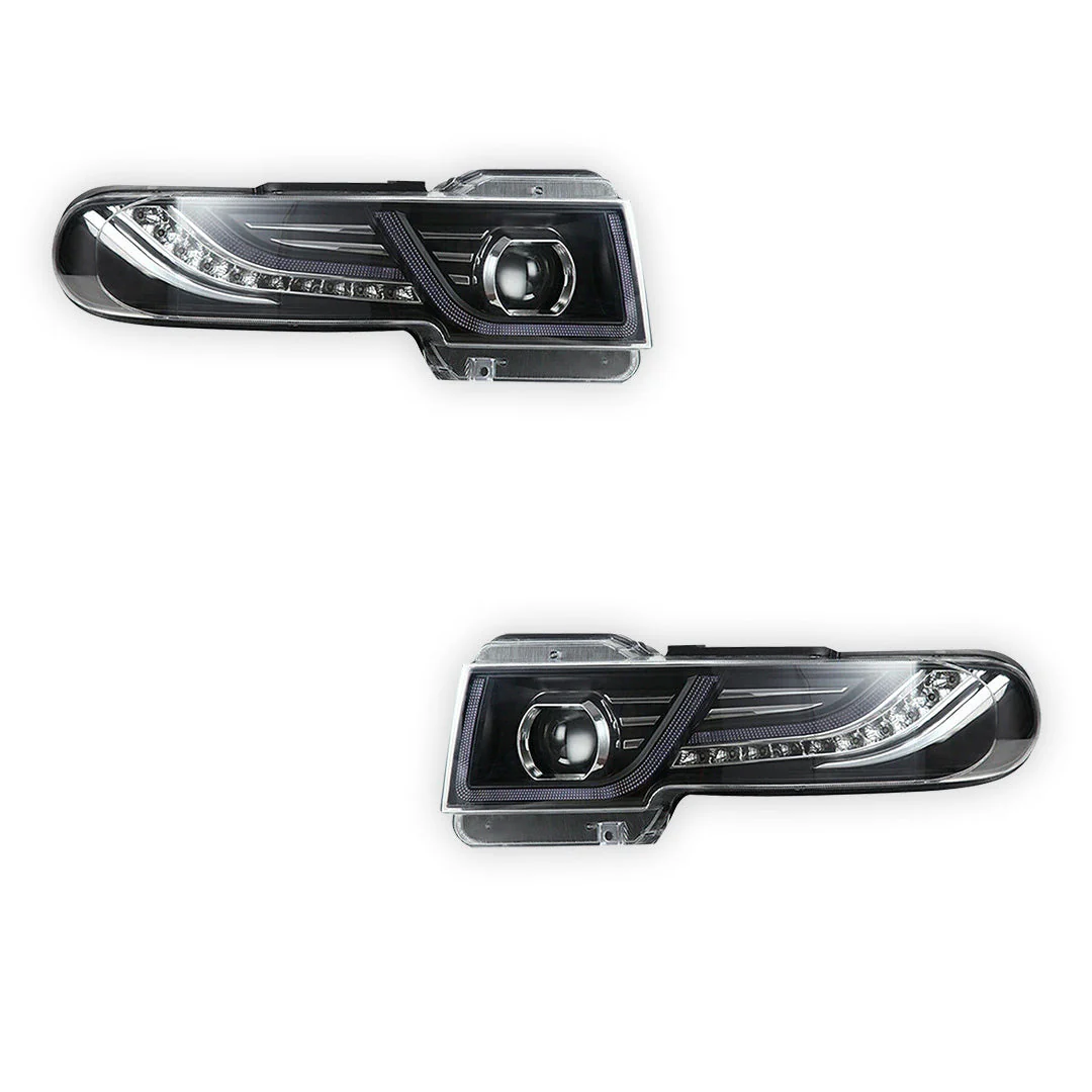 Toyota FJ Cruiser GSJ10R / GSJ15R (2007 - 2015) LED Headlights Halo DRL with Grille  LH + RH - Image 6