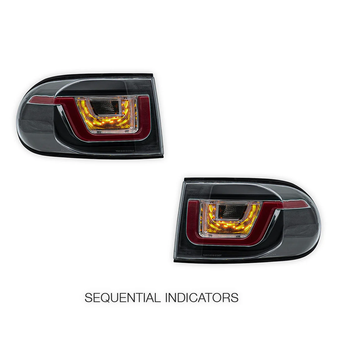 Toyota FJ Cruiser GSJ10 (2007 - 2020) Sequential Clear LED Tail Lights LH + RH - Image 4