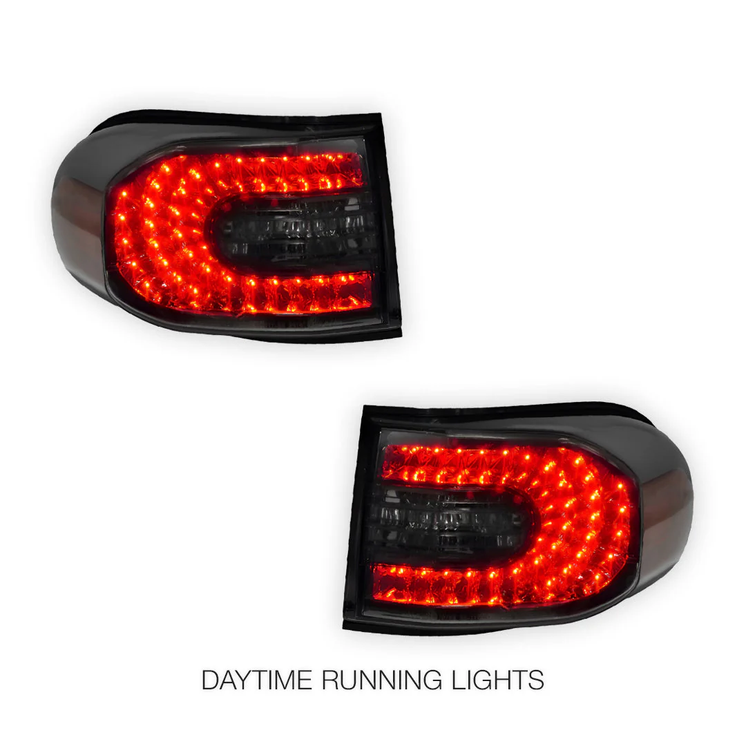 Toyota FJ Cruiser GSJ15R (2011 - 2016) Smoked Full LED Tail Lights LH + RH - Image 2