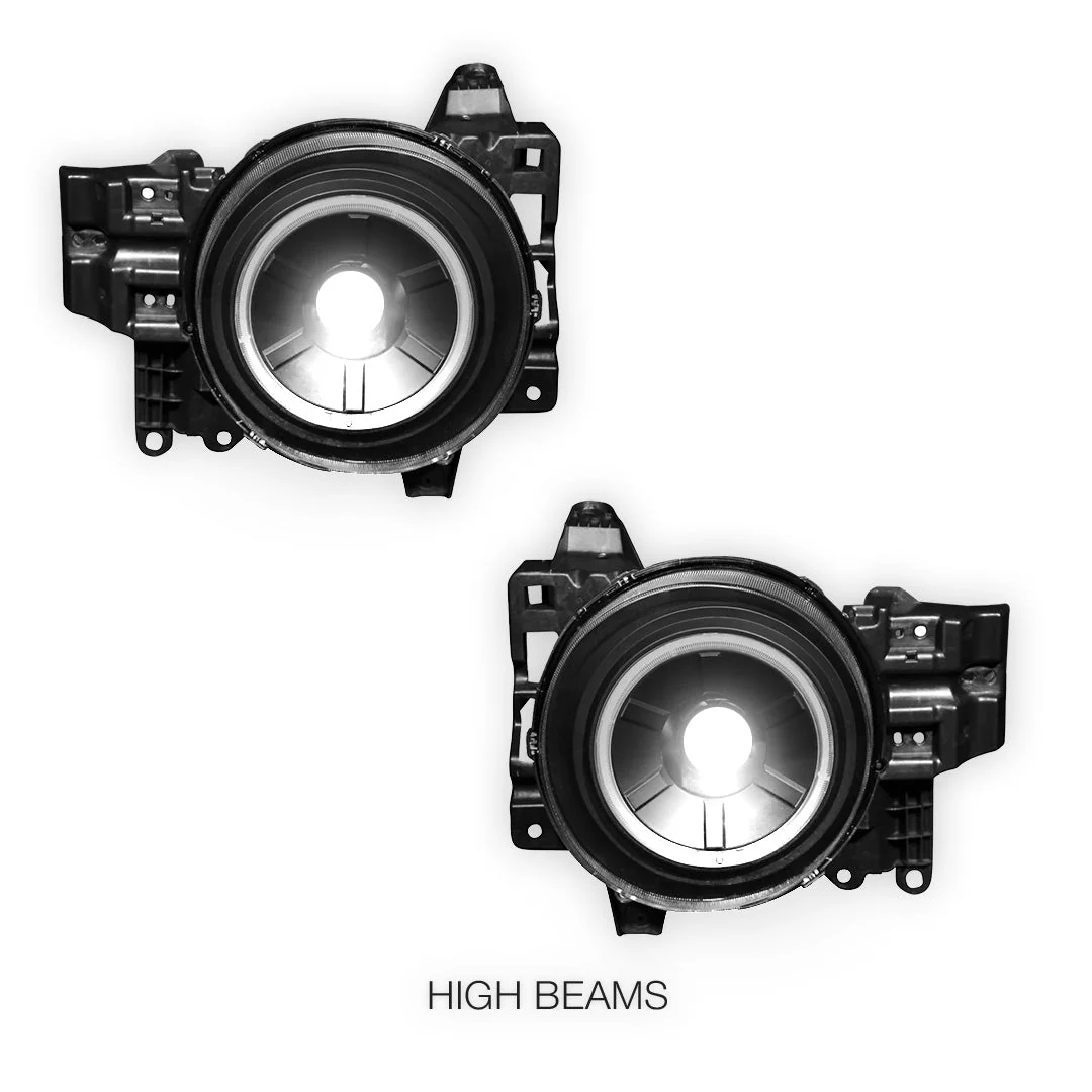 Toyota FJ Cruiser GSJ15R (2011- 2017) LED DRL Dual Beam Projector Headlights LH + RH - Image 8