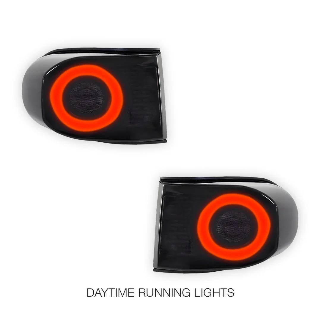 Toyota FJ Cruiser GSJ15R (2011 - 2017) Smoked Sequential 3D Full LED Stripe Bar Tail Lights LH + RH - Image 2